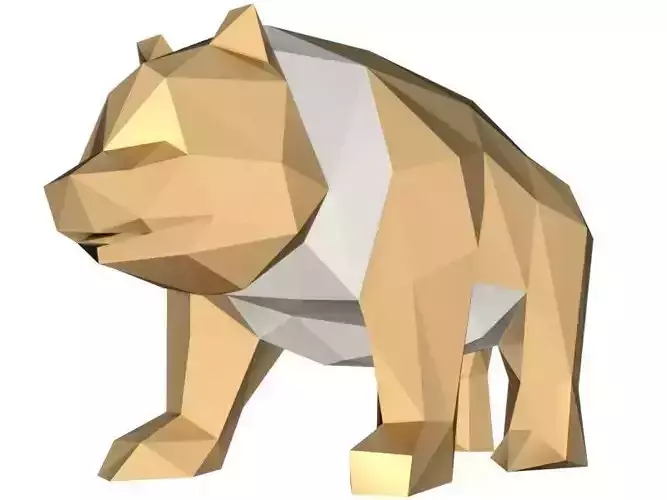 Polygonal Panda Printable