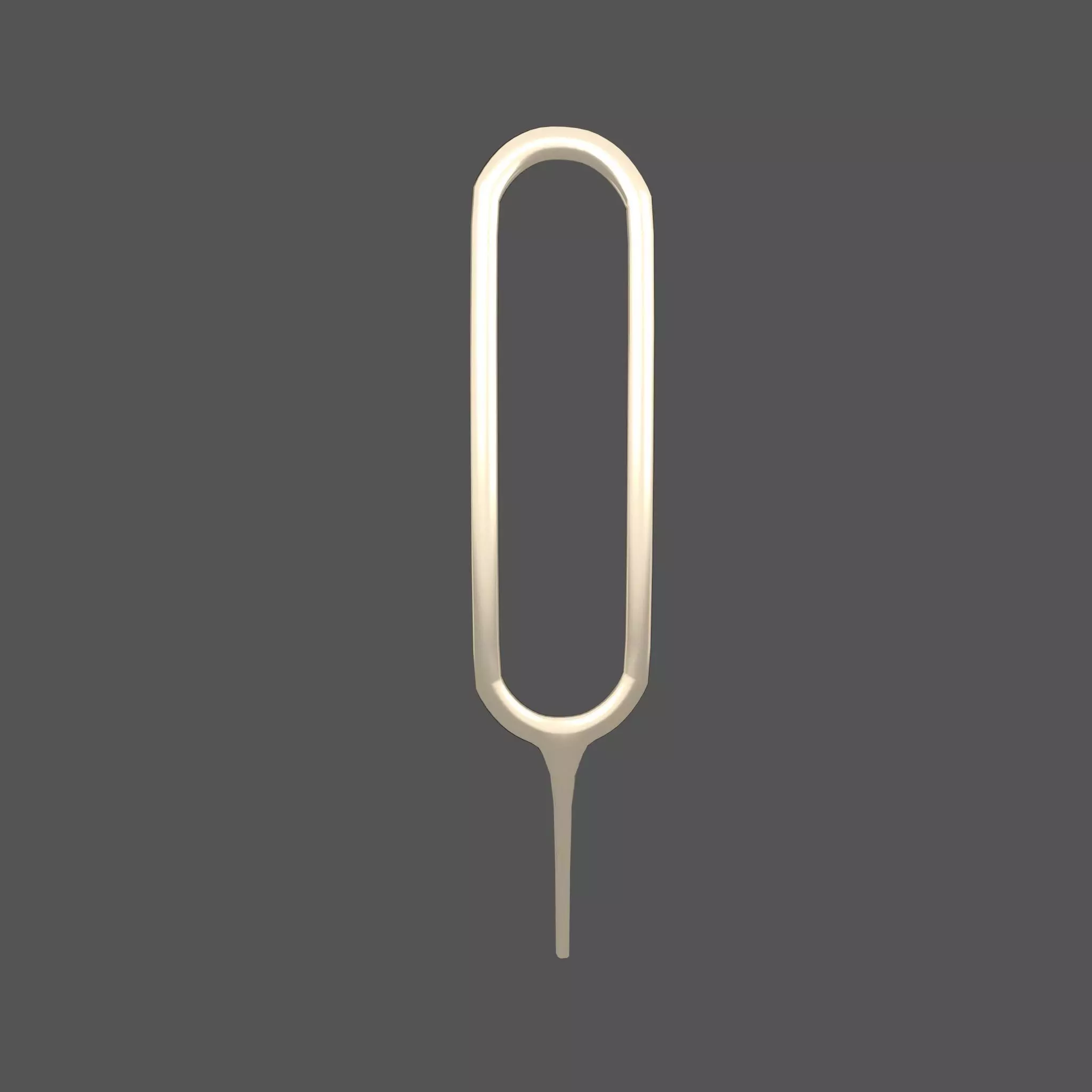 Sim Card Eject Pin v2 002 Low-poly 3D model_0