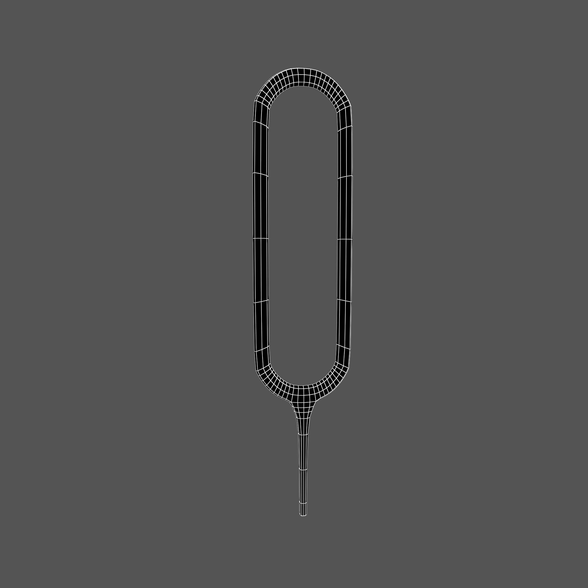 Sim Card Eject Pin v2 002 Low-poly 3D model_4