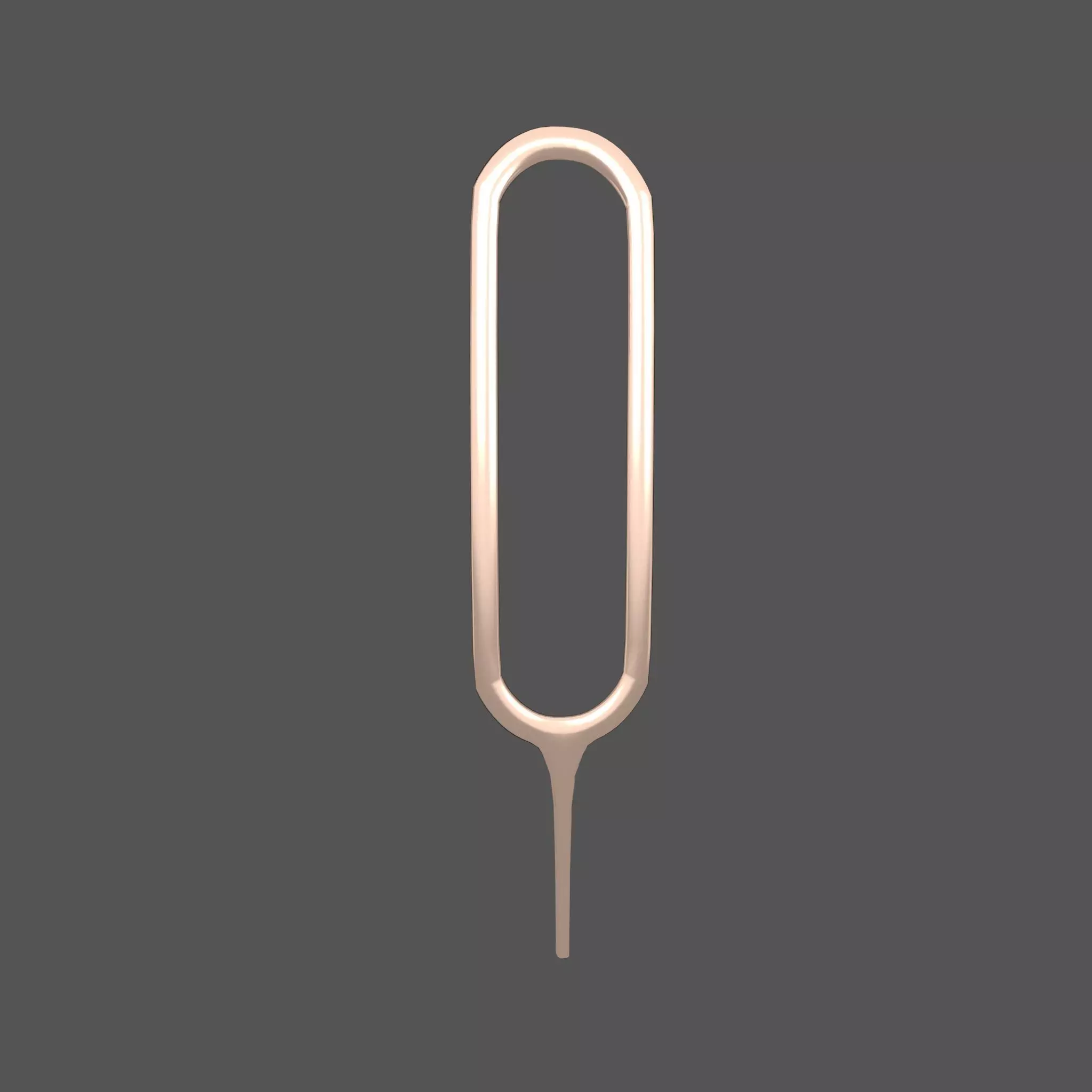 Sim Card Eject Pin v2 003 Low-poly 3D model_0