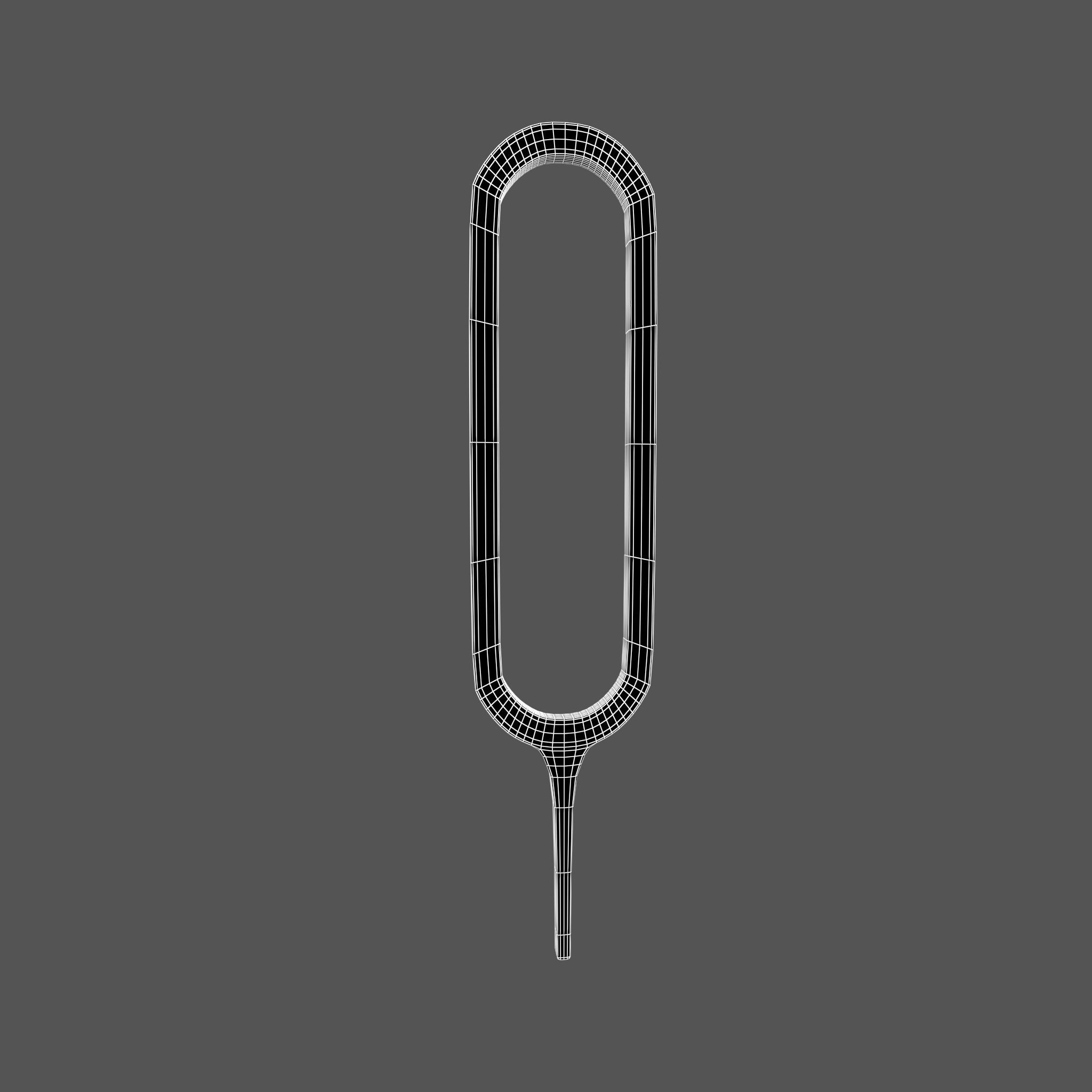 Sim Card Eject Pin v3 001 Low-poly 3D model_4