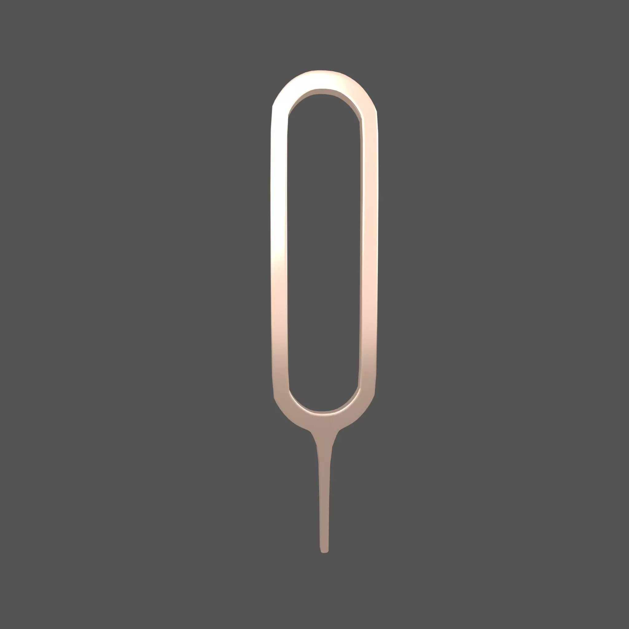 Sim Card Eject Pin v3 003 Low-poly 3D model_0