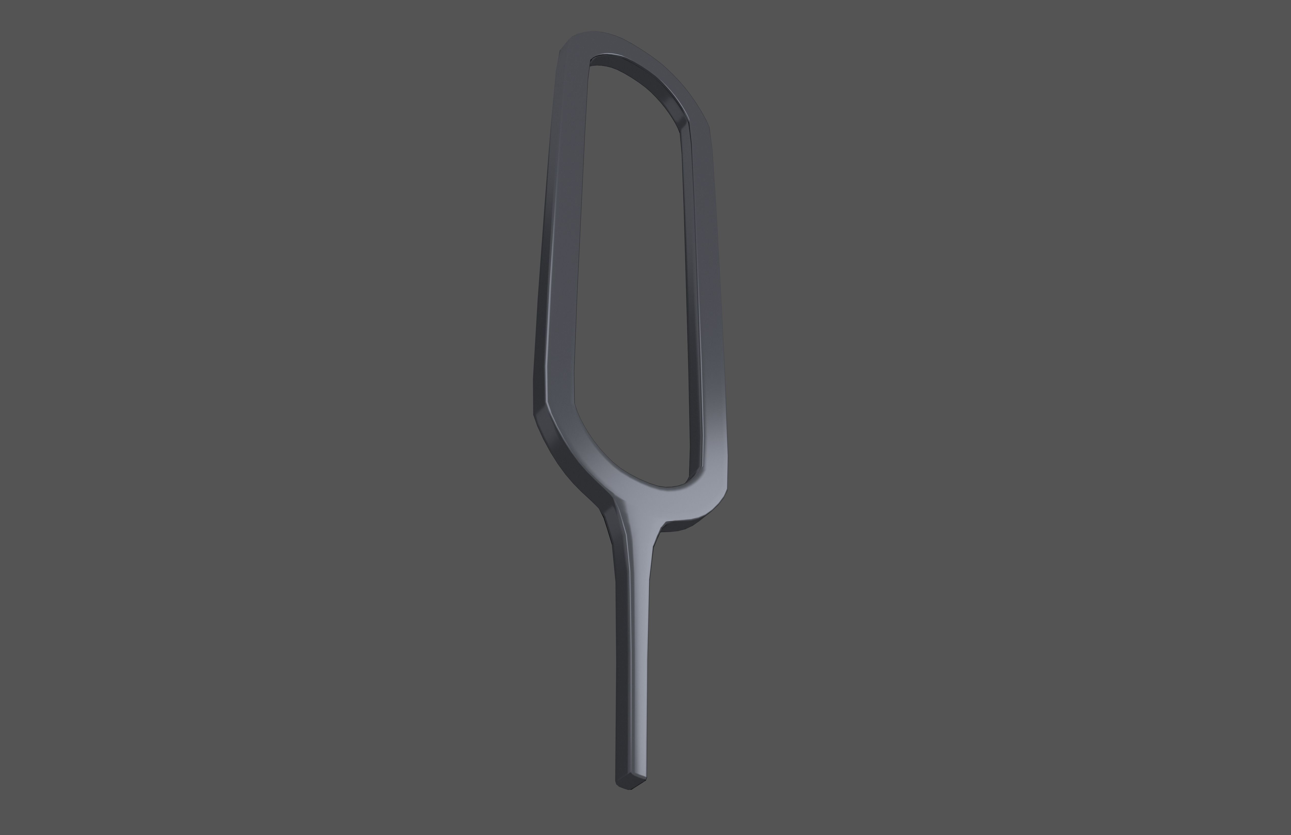 Sim Card Eject Pin v3 004 Low-poly 3D model_3