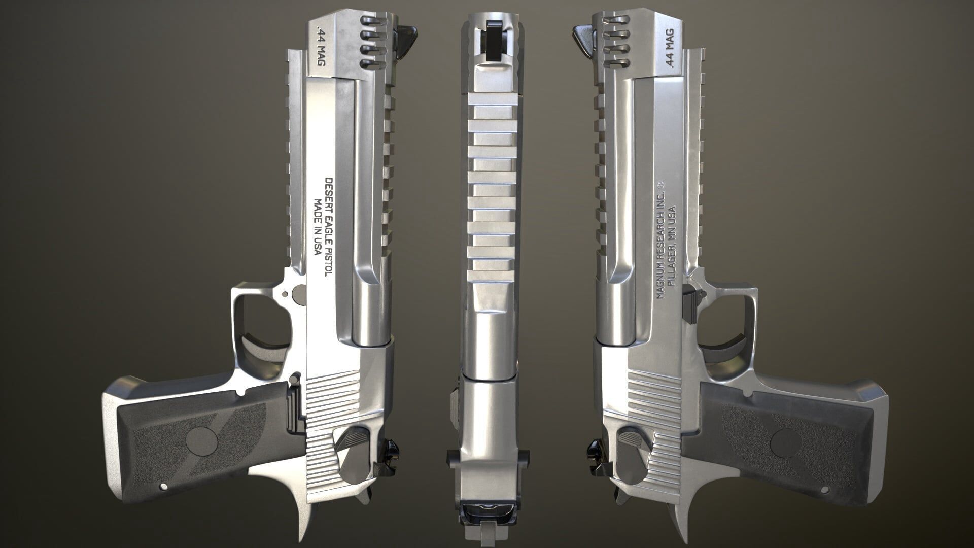 Desert Eagle 3D model_3