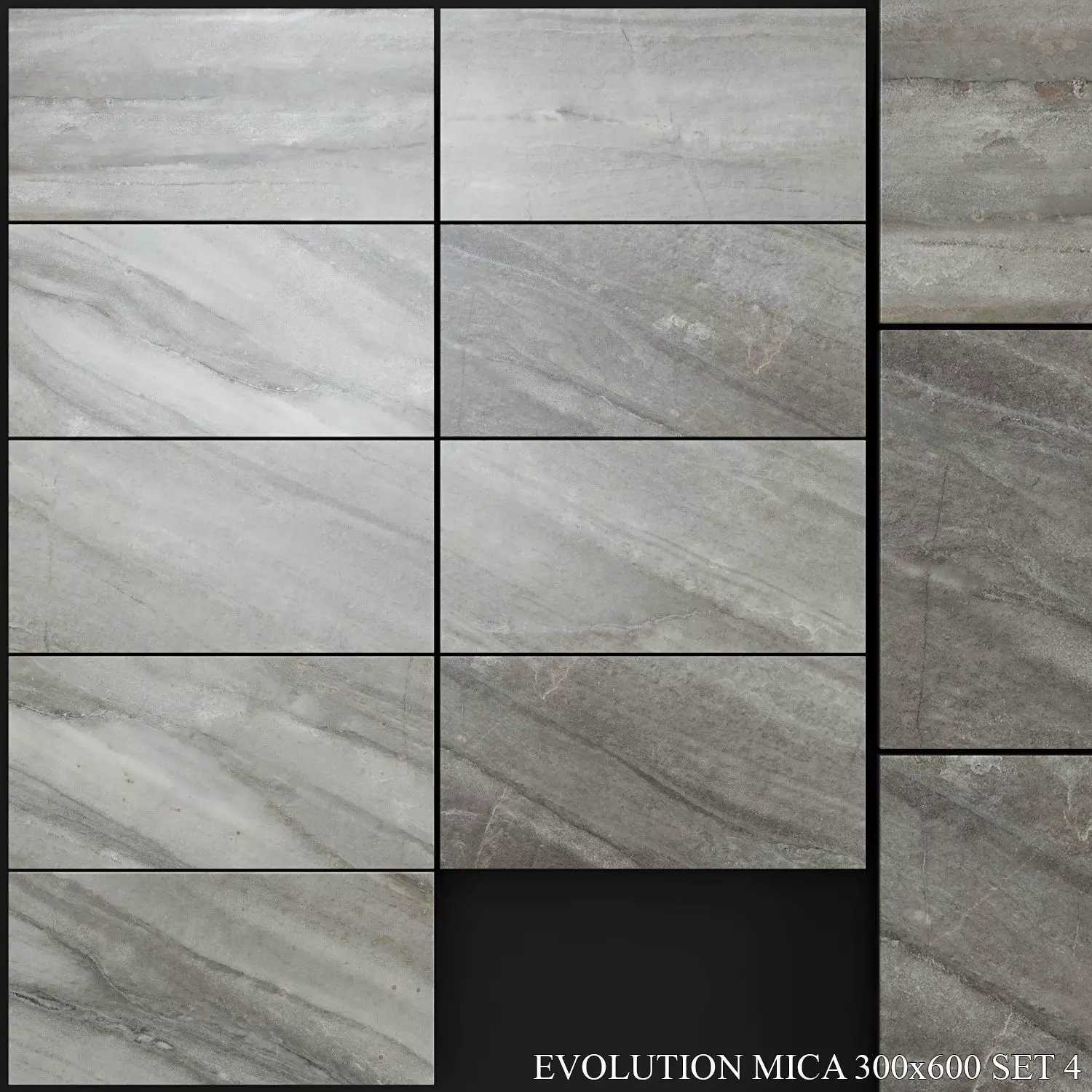 Yurtbay Seramik Evolution Mica Set 4 3D model_0