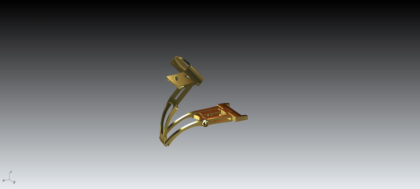 folding clasp 3D print model_2