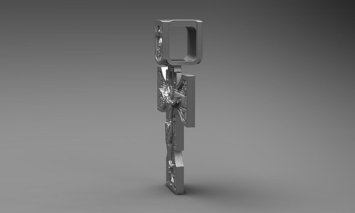 RELIGIOUS CROSS 44 3D print model_5