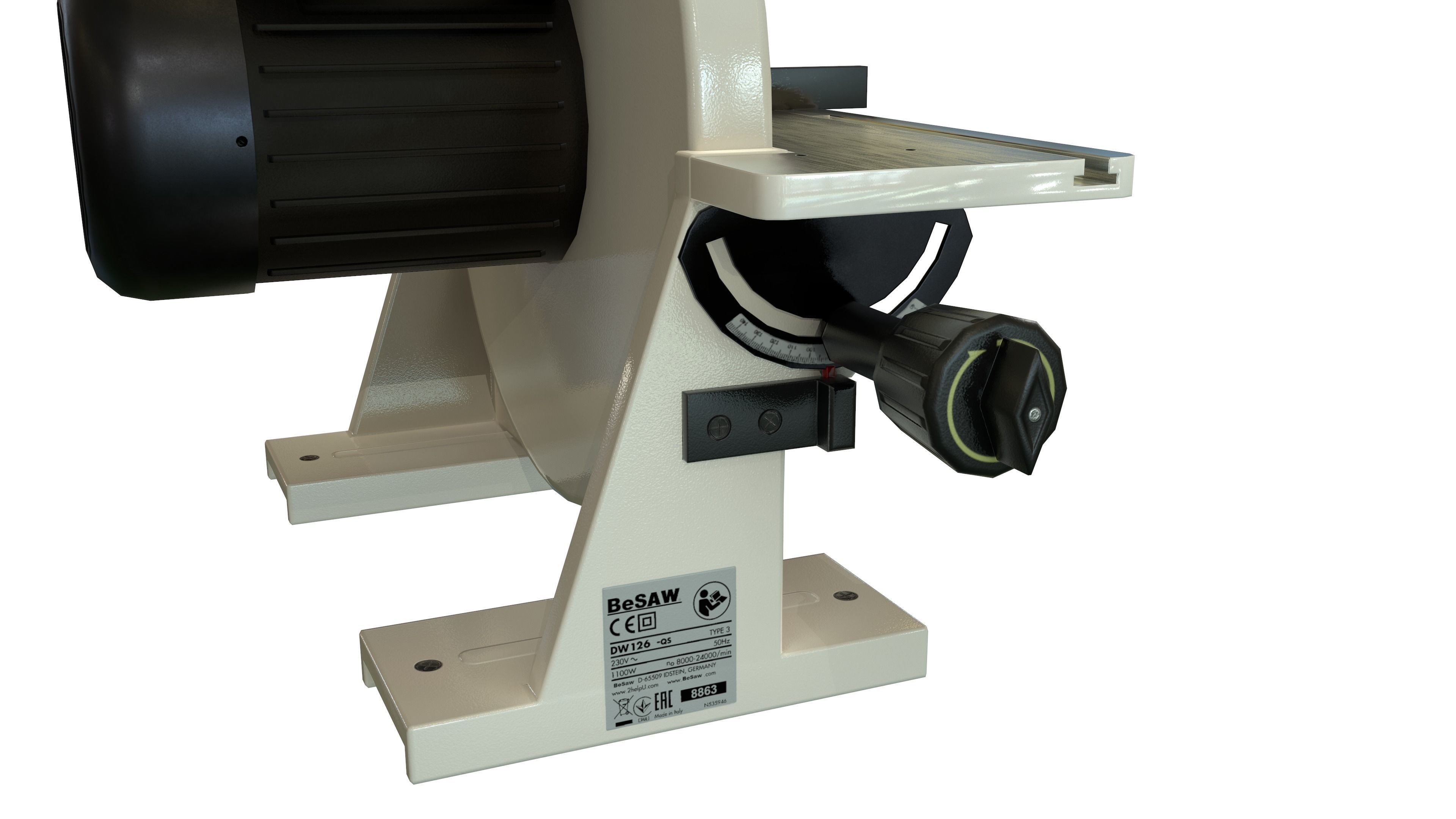 Disk sander Grind abrasive machine Clean Low-poly 3D model_5