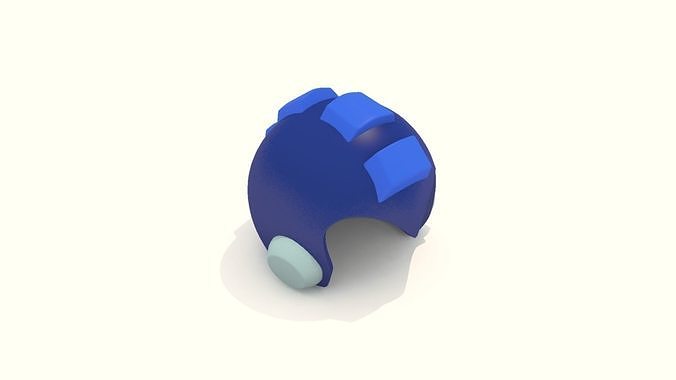 Cartoon Robot Helmet Model CRH2 3D print model