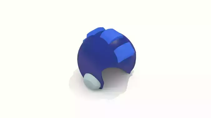 Cartoon Robot Helmet Model CRH2