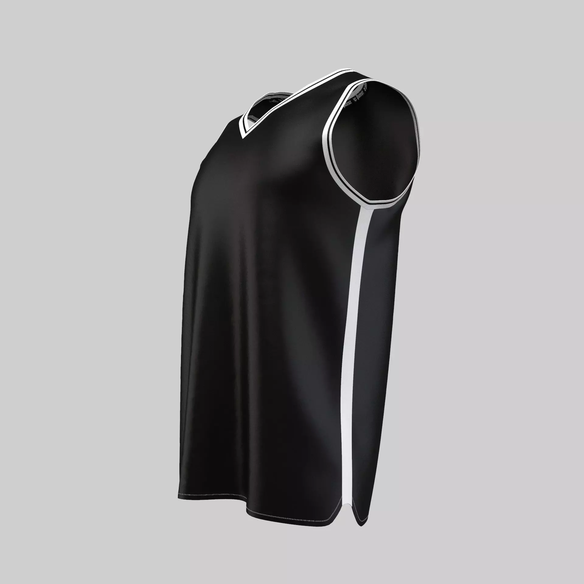 Men tank top Marvelous Designer UV map 3D model