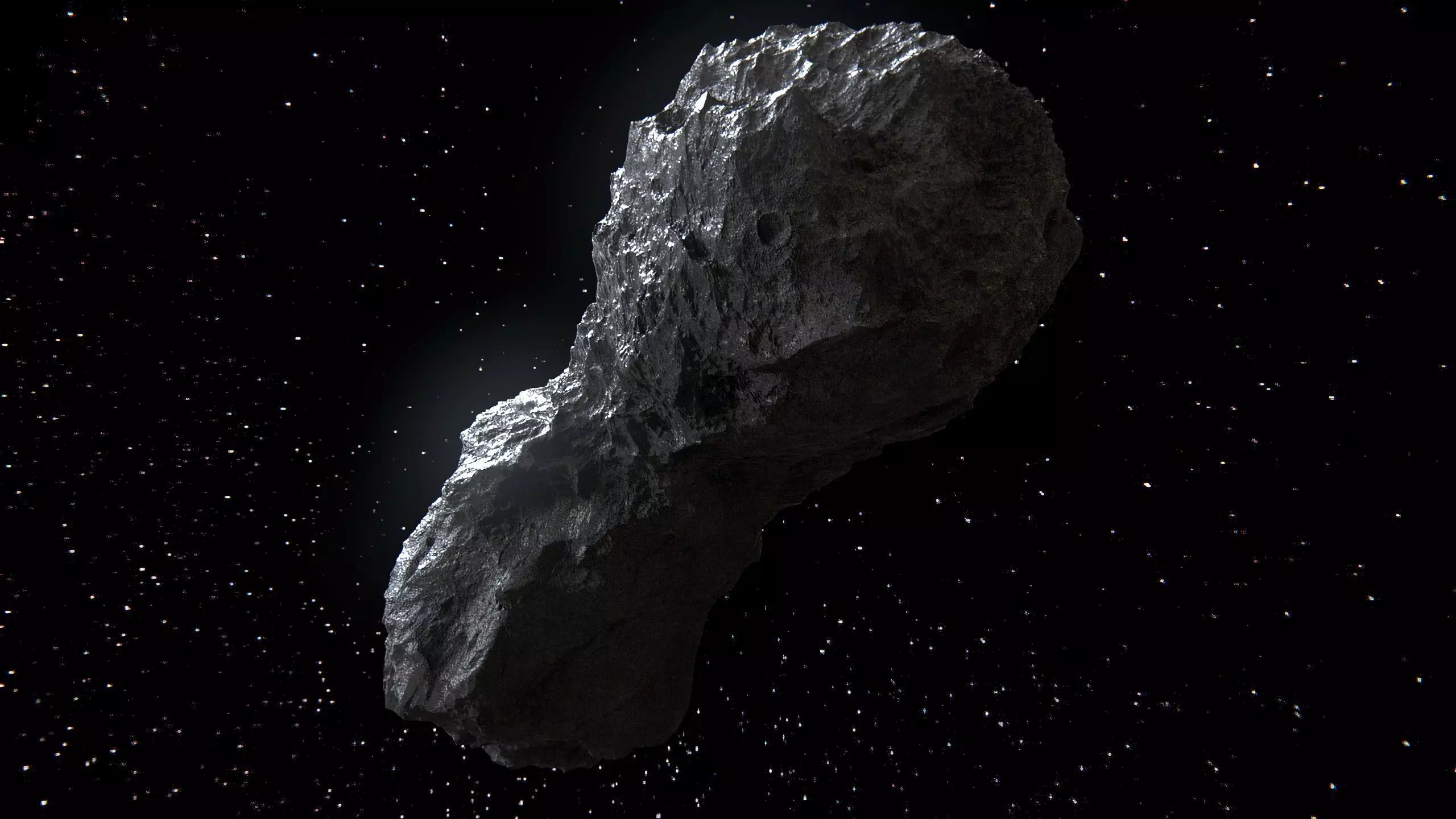 Detailed asteroids high-poly set  3D model_2