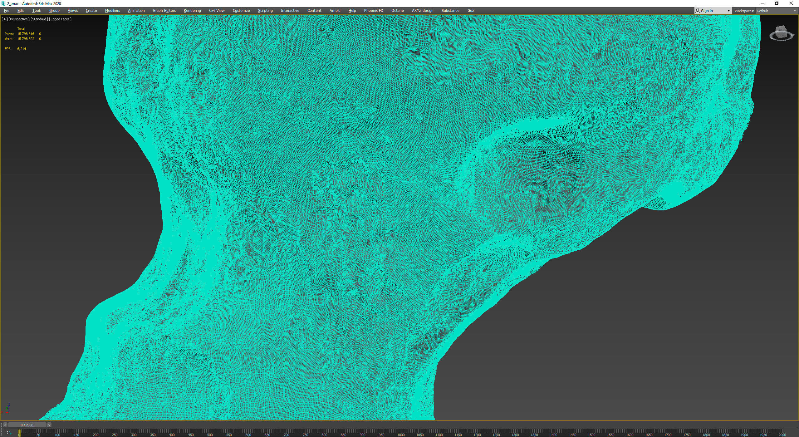 Detailed asteroids high-poly set  3D model_25