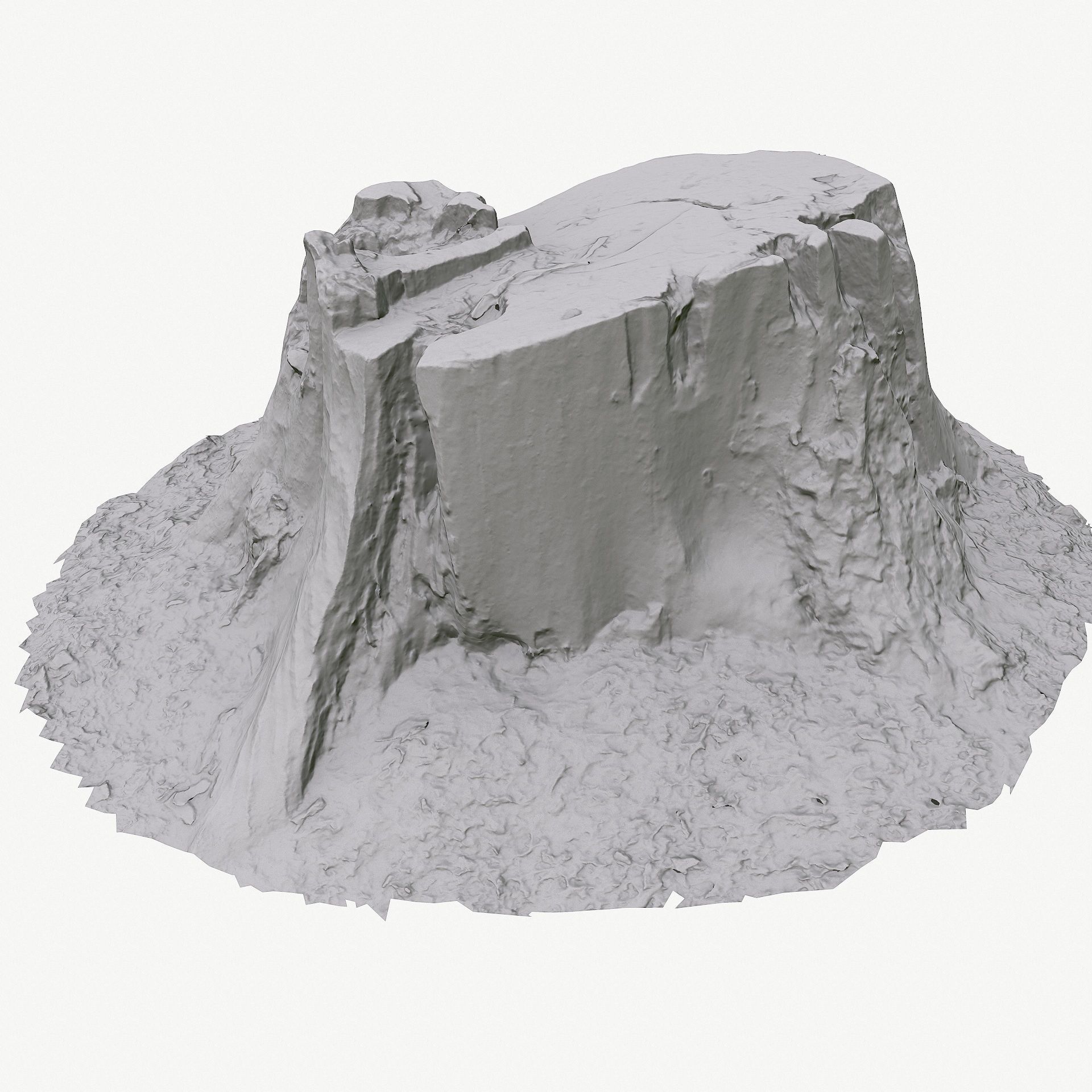 3D Scan BPR Tree Stump Collection model Low-poly 3D model_79