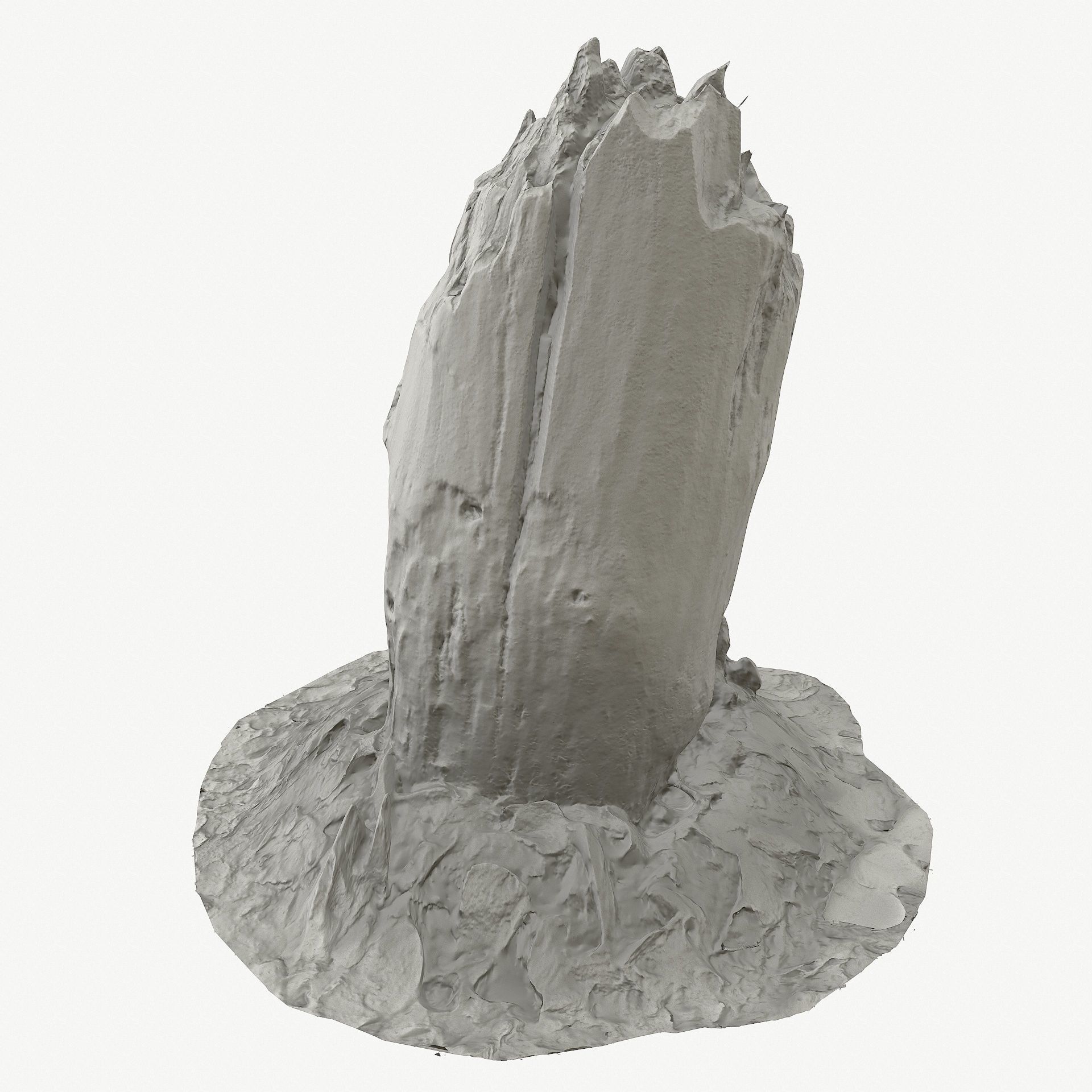 3D Scan BPR Tree Stump Collection model Low-poly 3D model_88