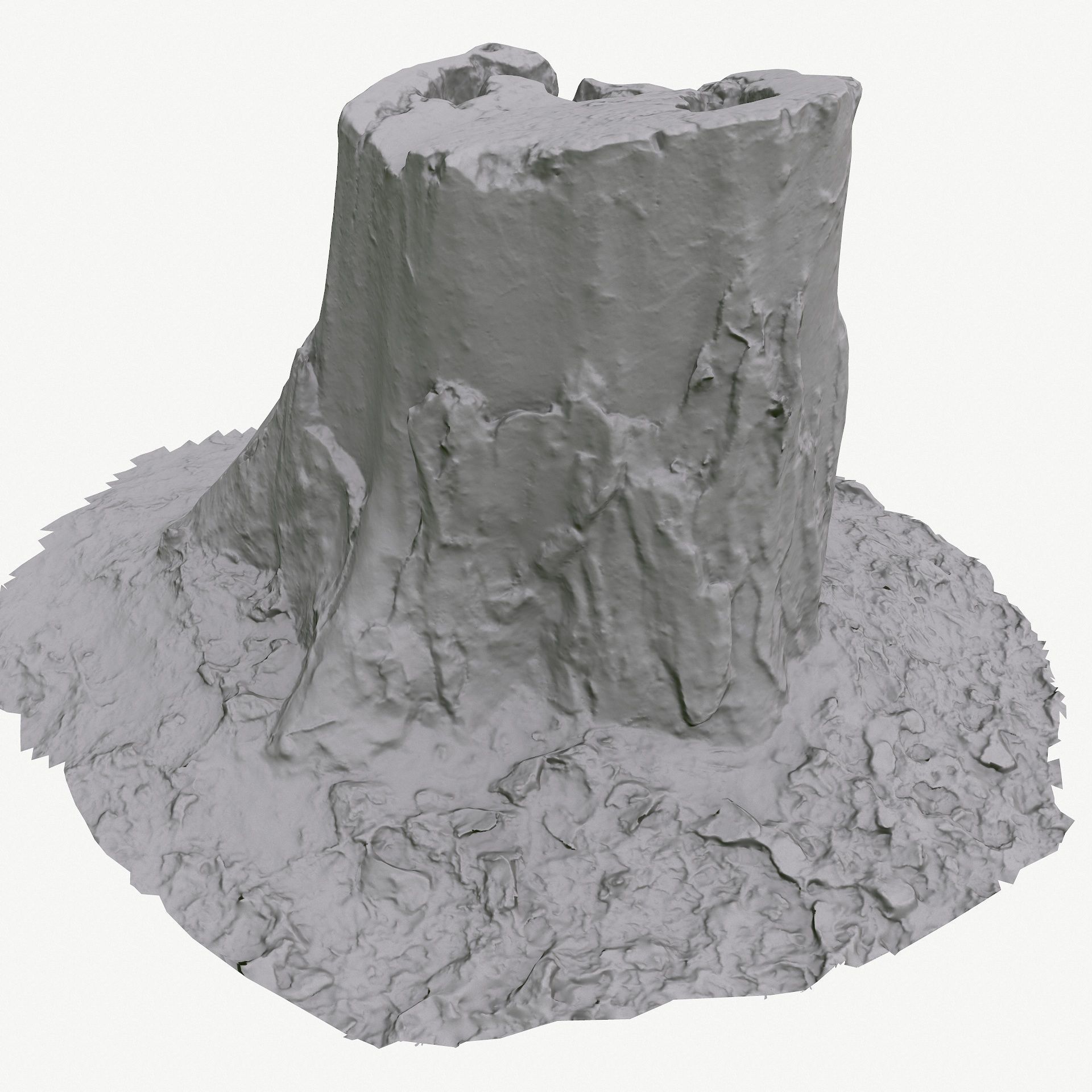3D Scan BPR Tree Stump Collection model Low-poly 3D model_57