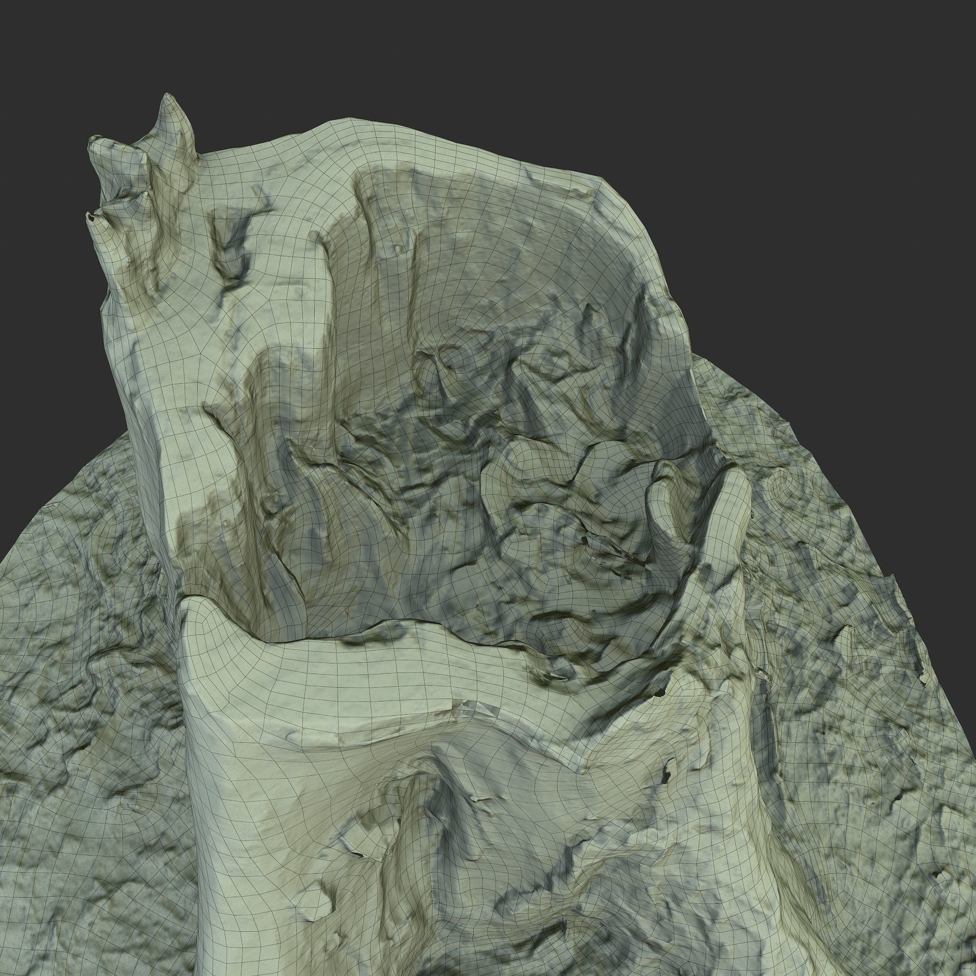 3D Scan BPR Tree Stump Collection model Low-poly 3D model_93