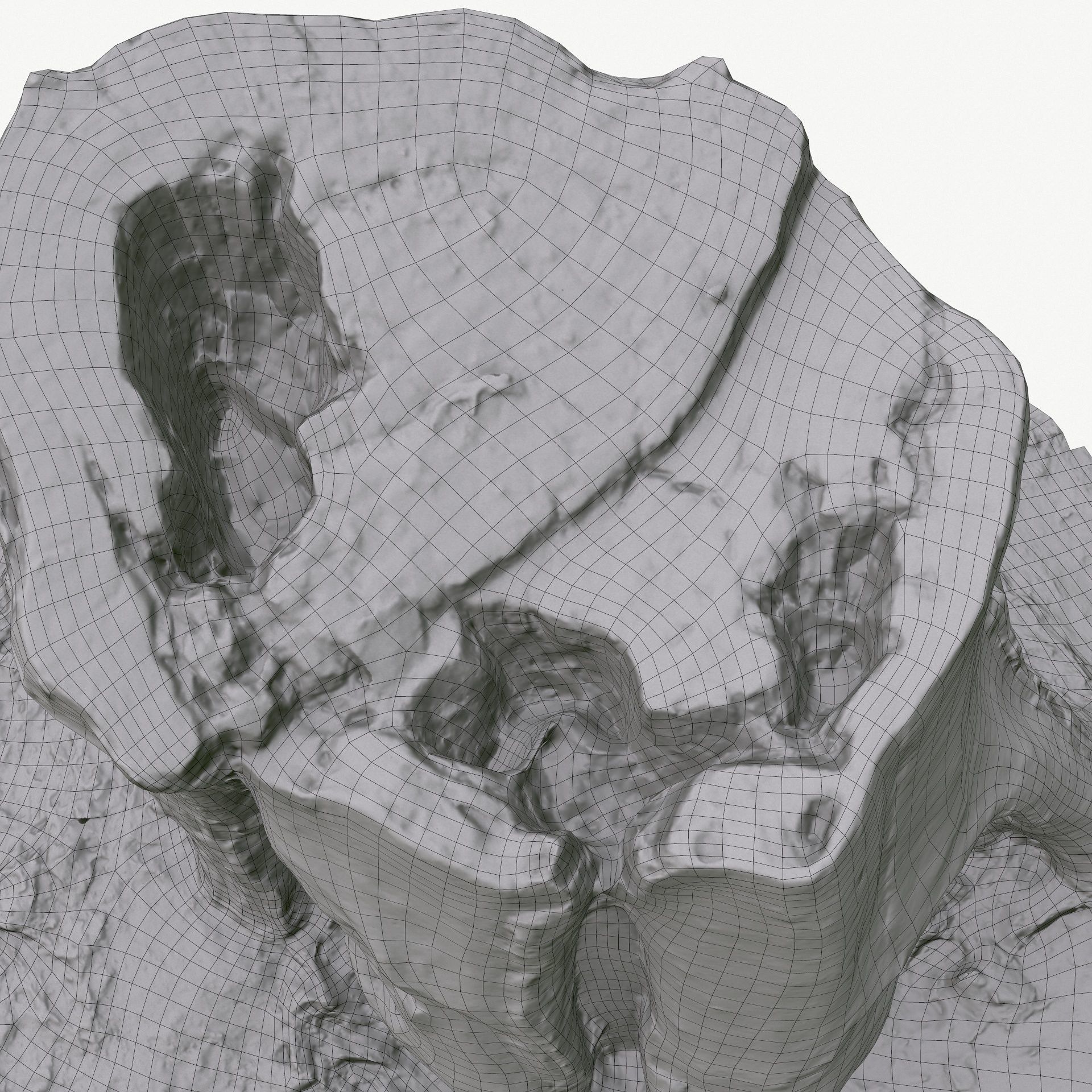 3D Scan BPR Tree Stump Collection model Low-poly 3D model_137