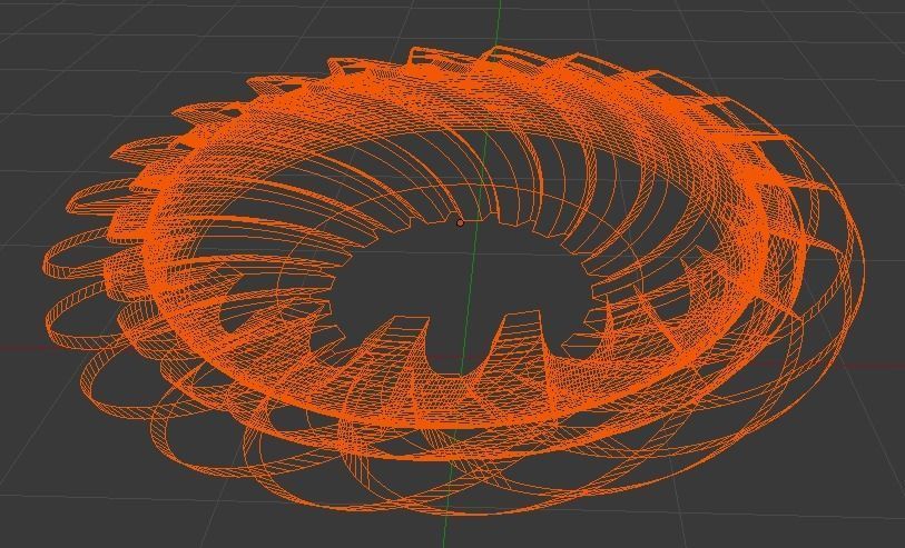 Vortex ashtray 3D print model_4