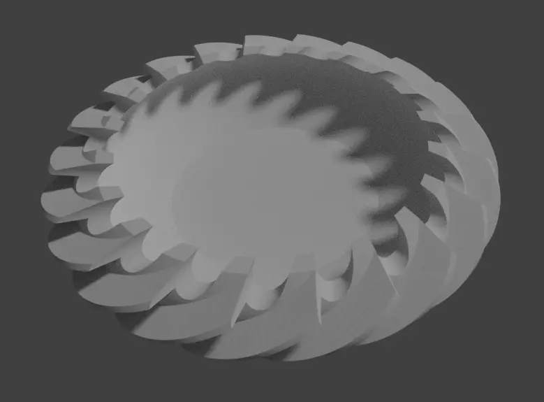 Vortex ashtray 3D print model_0