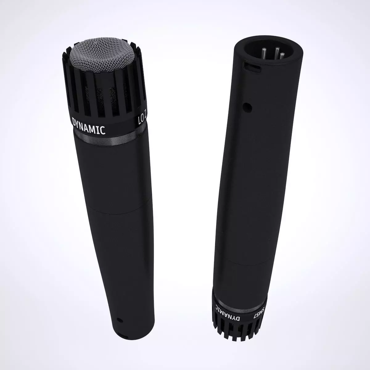 Shure SM57 Microphone 3D model_0