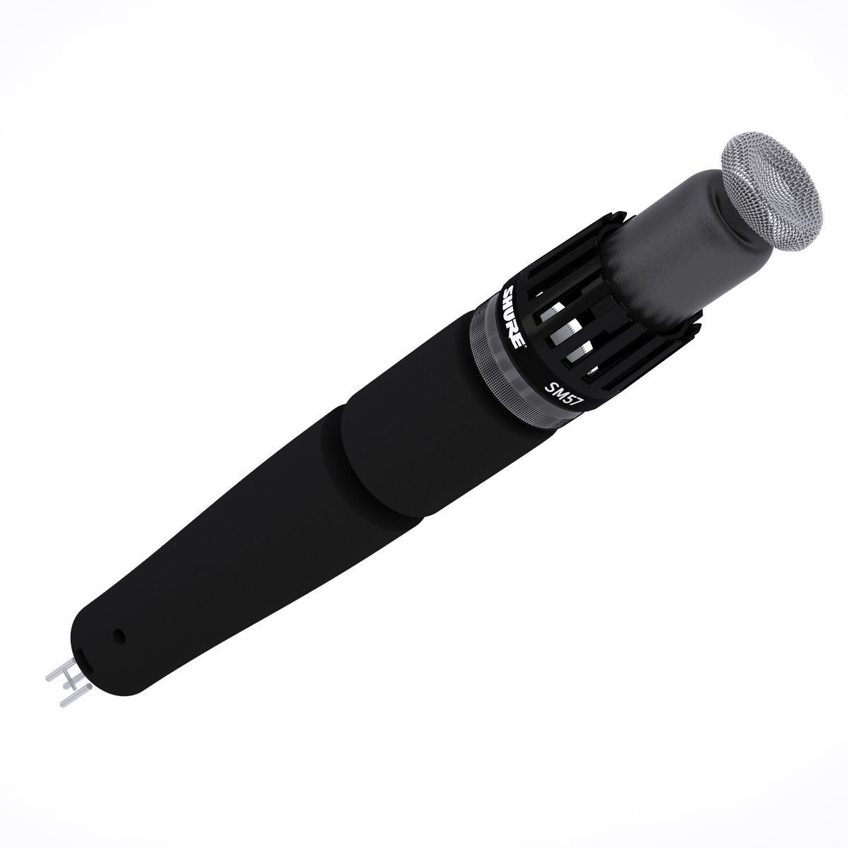 Shure SM57 Microphone 3D model_4
