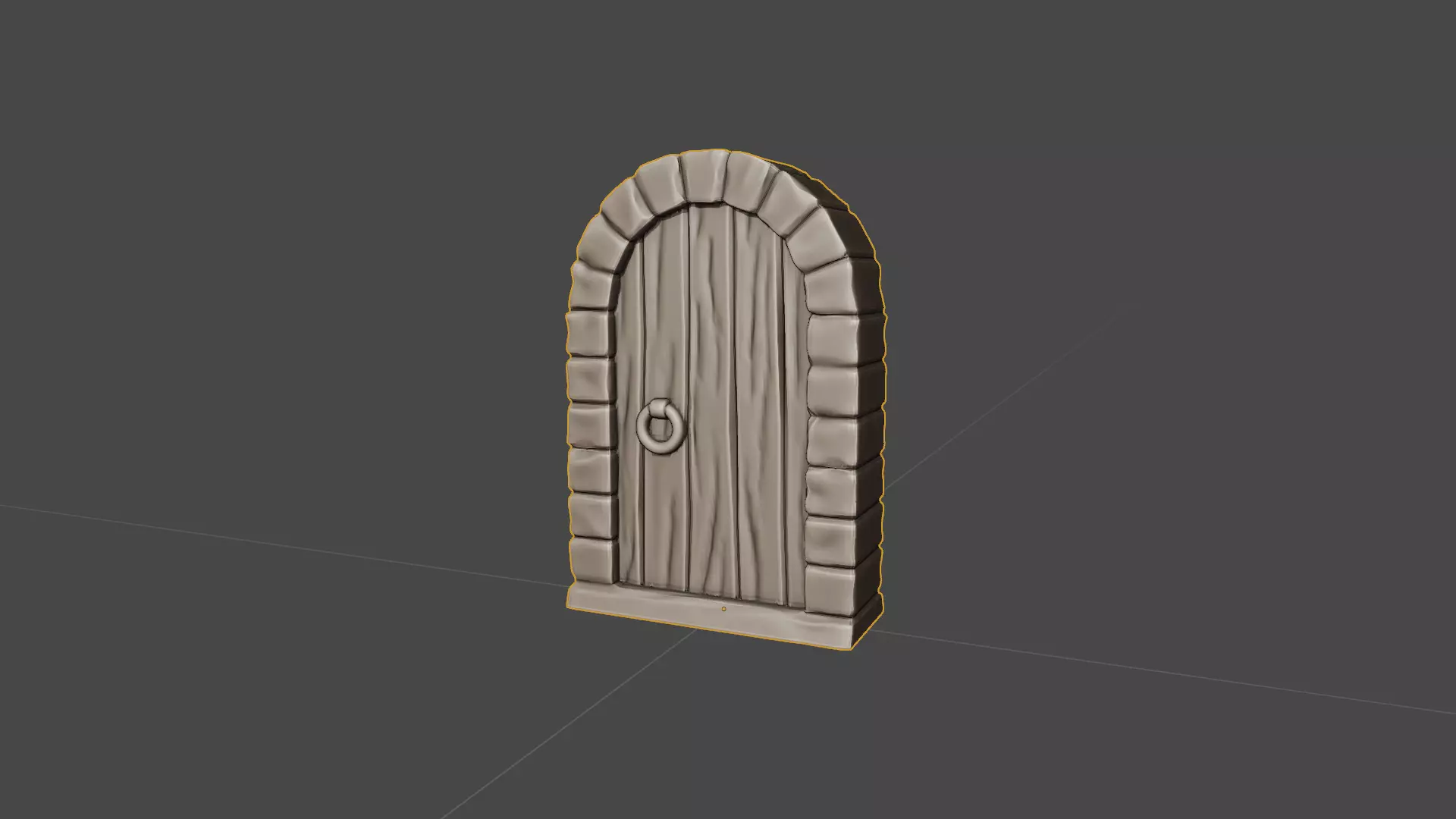 Arched Doorway 3D print model_0