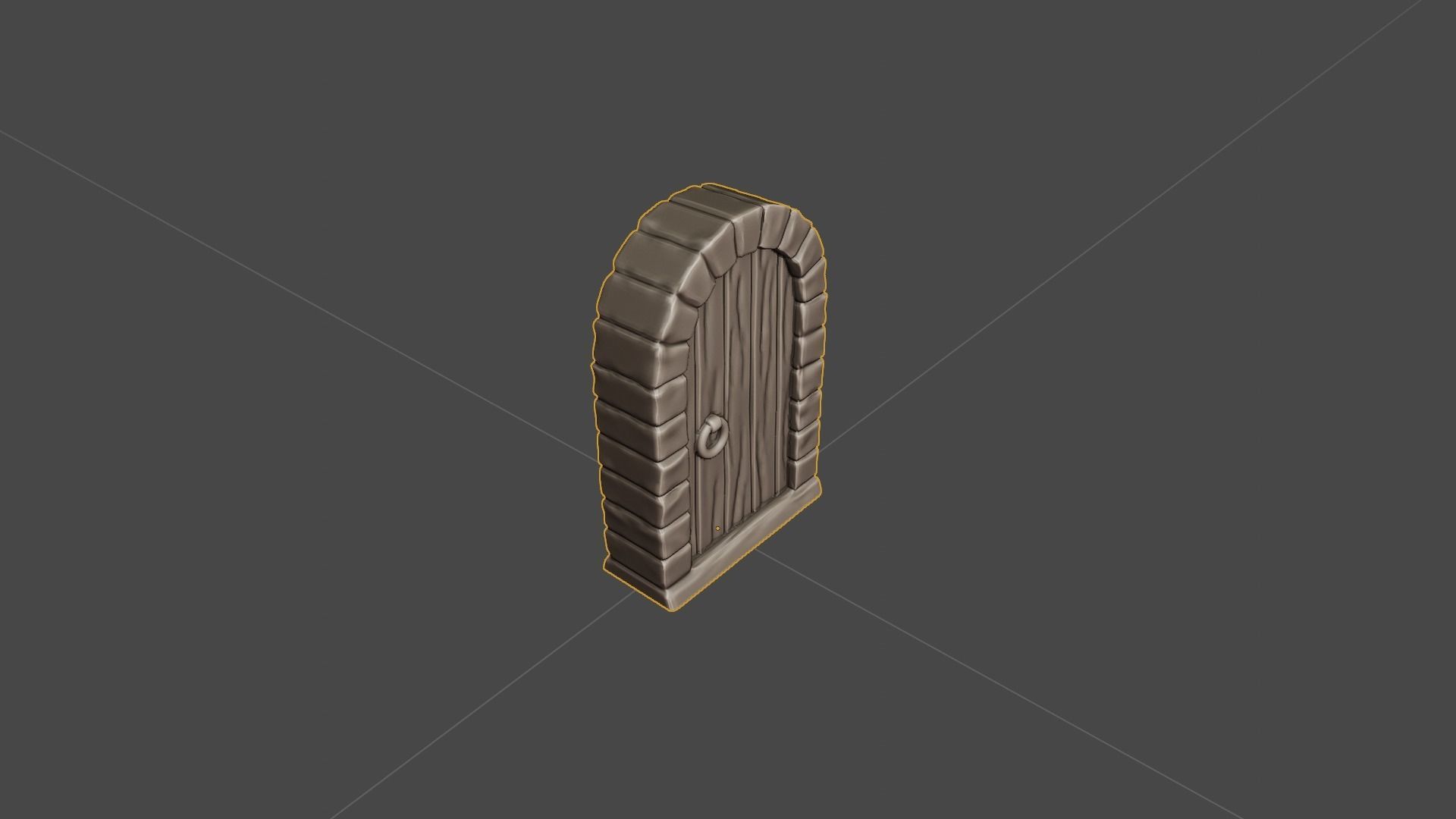 Arched Doorway 3D print model_1