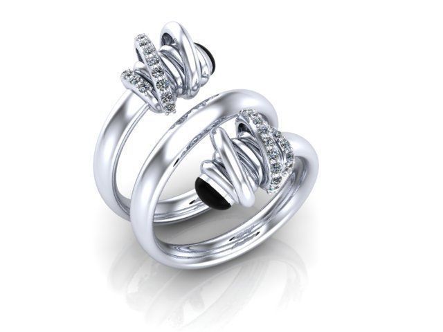 Grisogono ring 23 3D print model_1