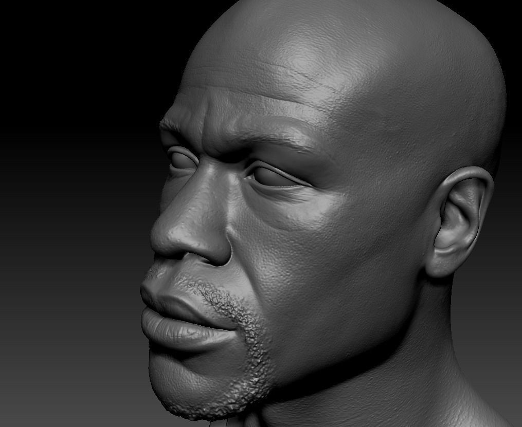 Floyd Mayweather Likeness Miniature for 3d Printing 3D print model_13