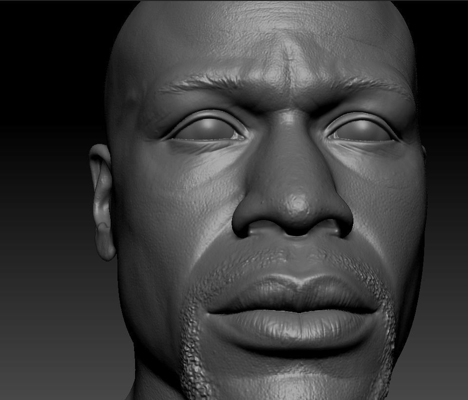 Floyd Mayweather Likeness Miniature for 3d Printing 3D print model_10
