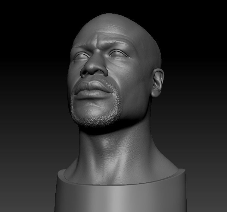 Floyd Mayweather Likeness Miniature for 3d Printing 3D print model_9