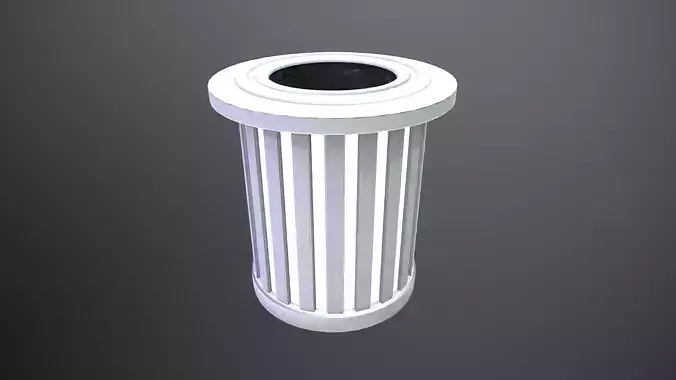 Futuristic Trash Can Medium