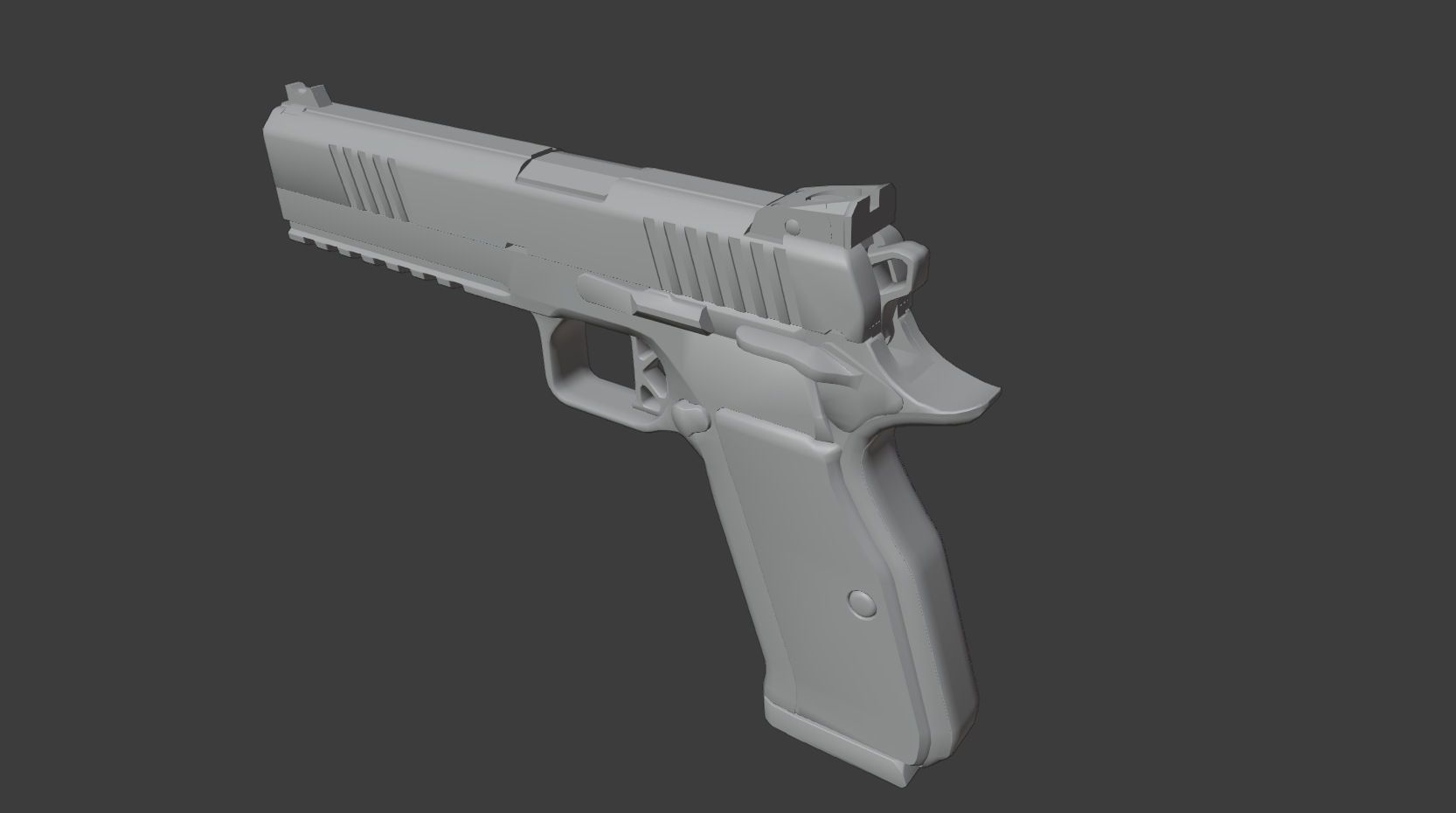 Dan Wesson DWX Low-poly 3D model_10