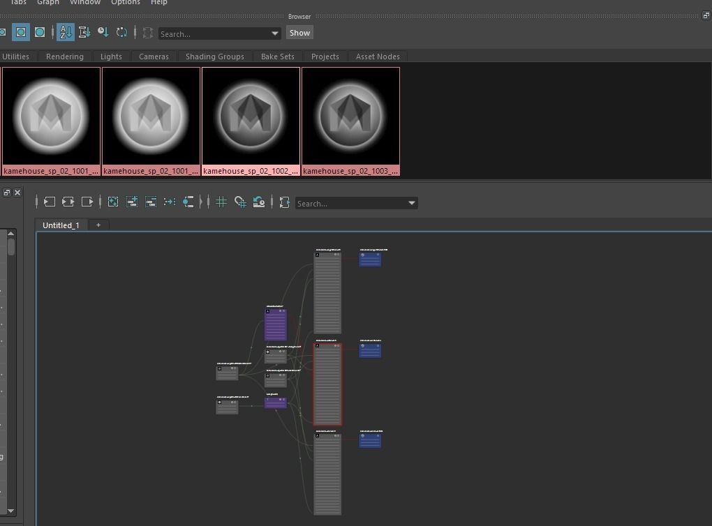 Kamehouse island with house and palm trees 3D model_20