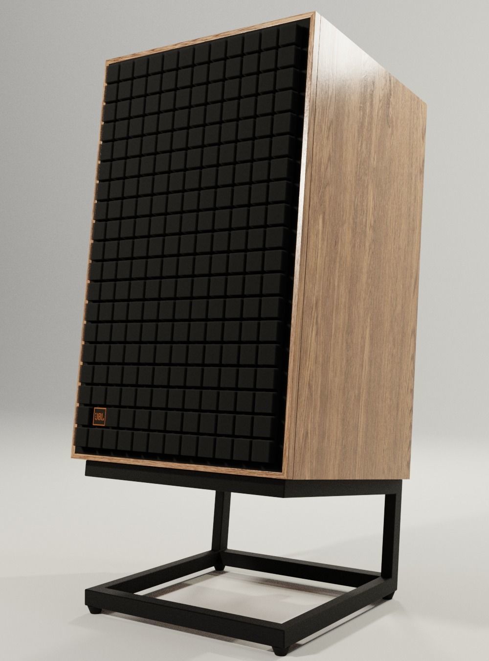 JBL L100 CLASSICS Loudspeaker with Stand PBR 3D model_10