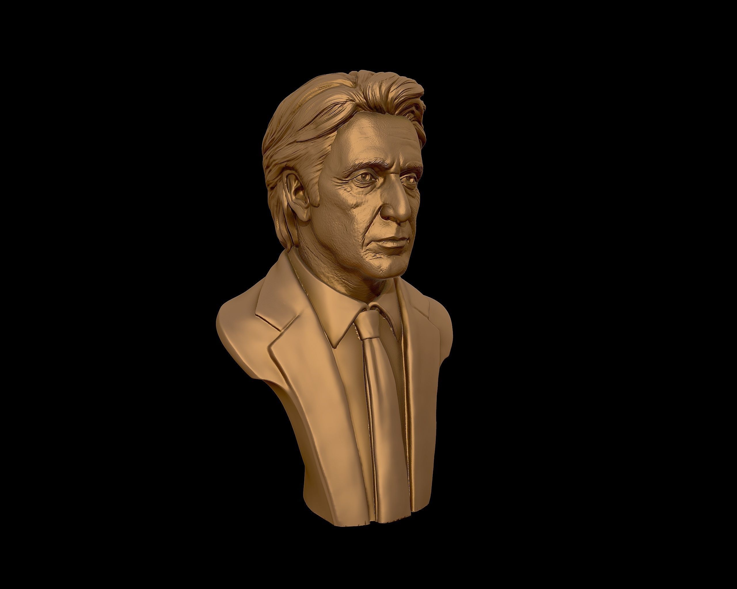  AlPacino bust sculpture 3D print model_26