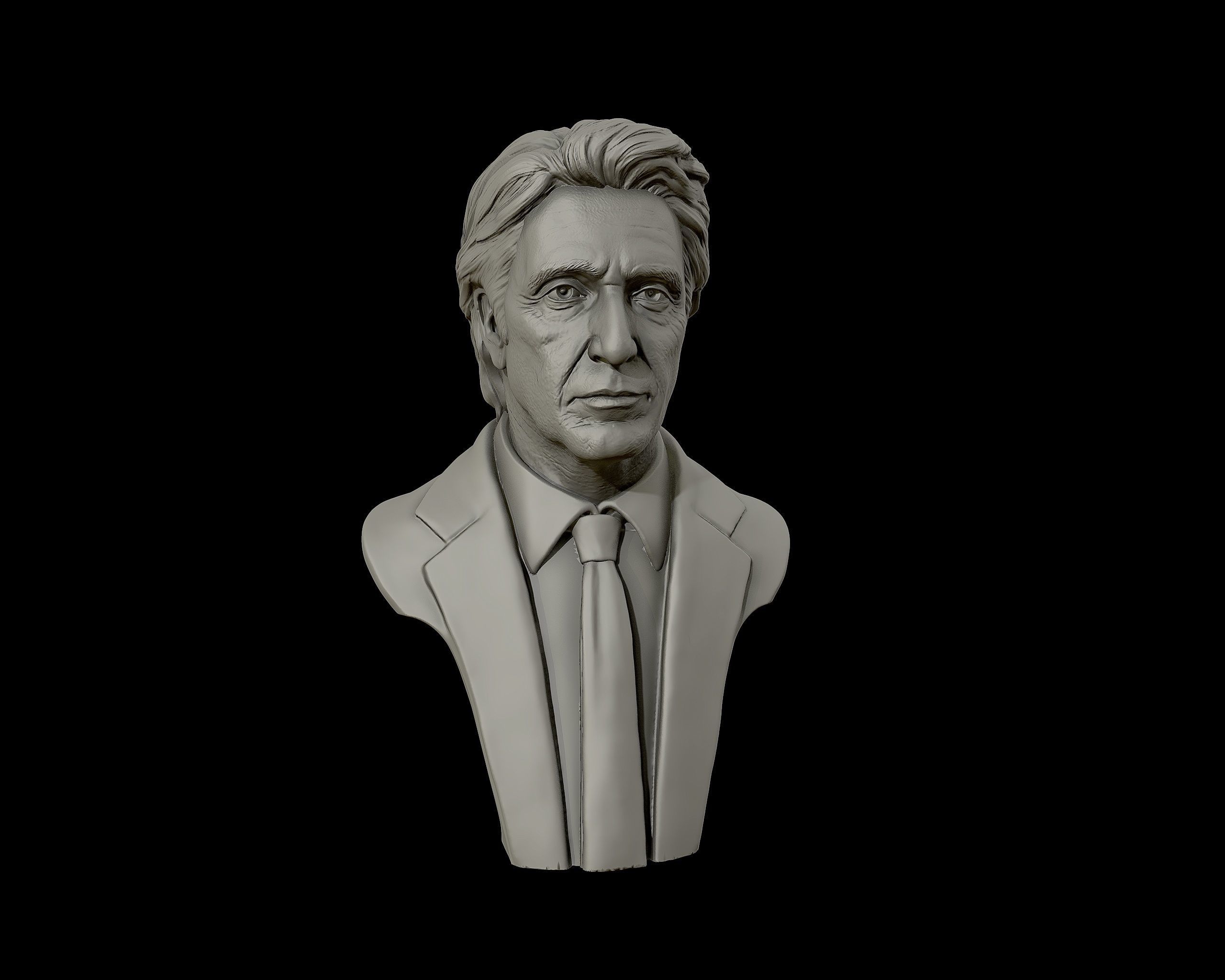  AlPacino bust sculpture 3D print model_21