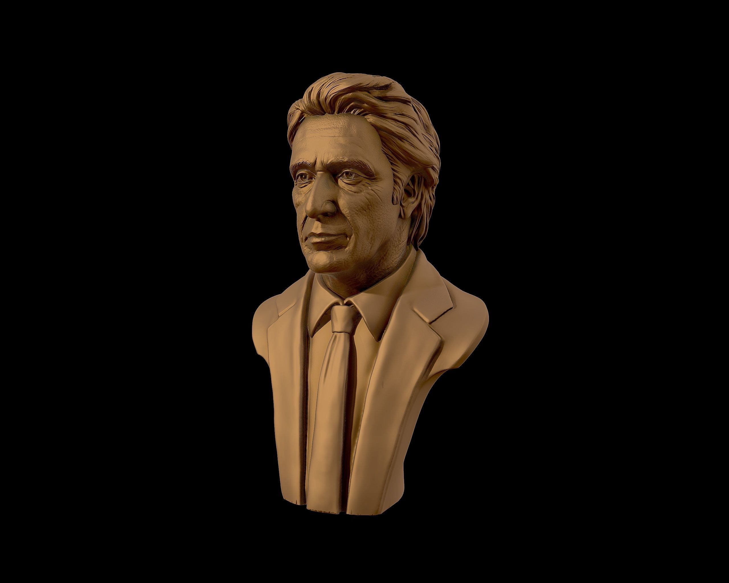  AlPacino bust sculpture 3D print model_23