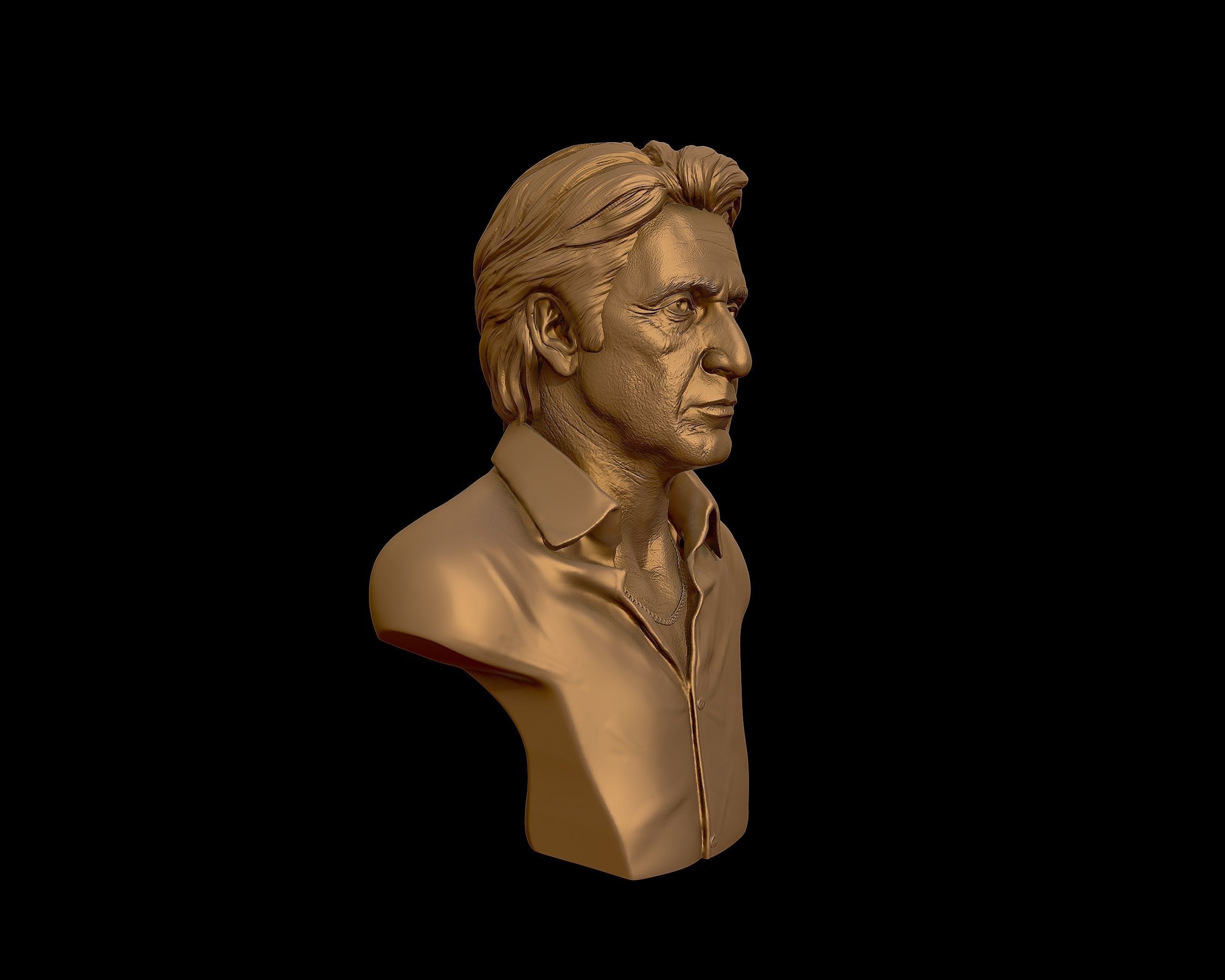  AlPacino bust sculpture 3D print model_39