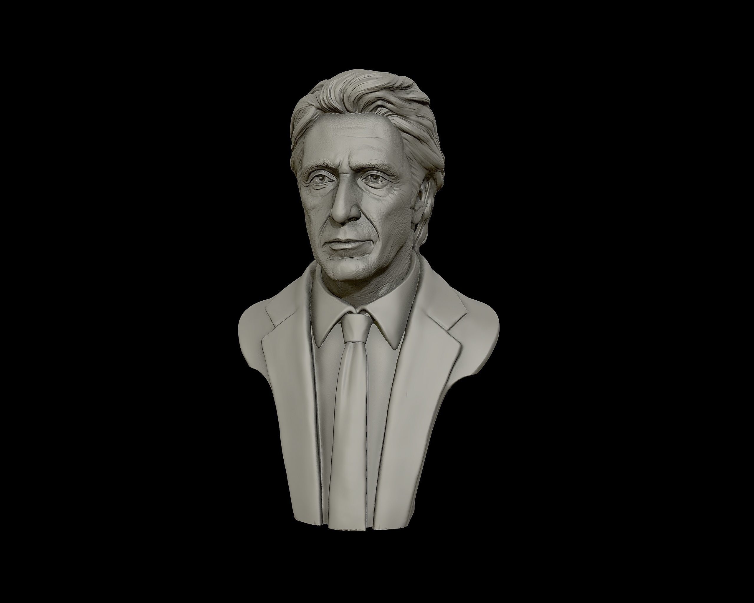  AlPacino bust sculpture 3D print model_16
