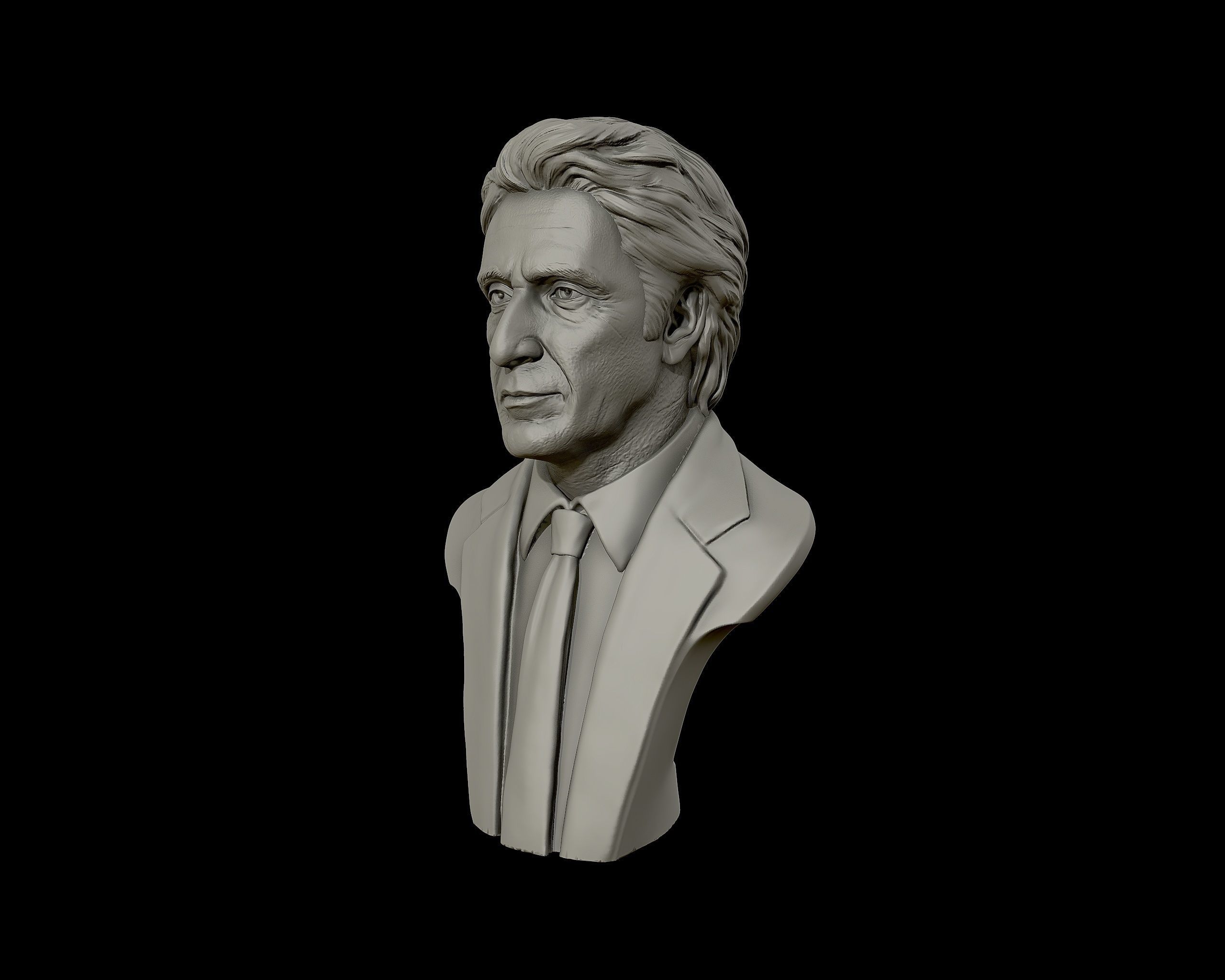  AlPacino bust sculpture 3D print model_17