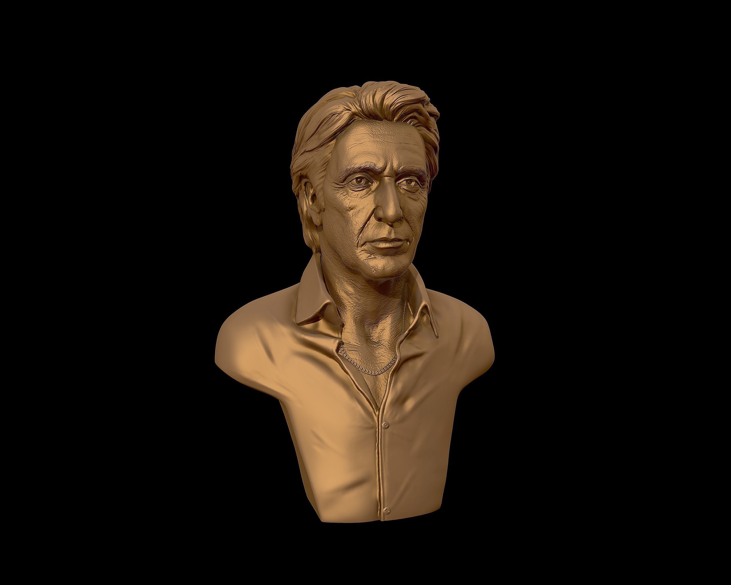  AlPacino bust sculpture 3D print model_36