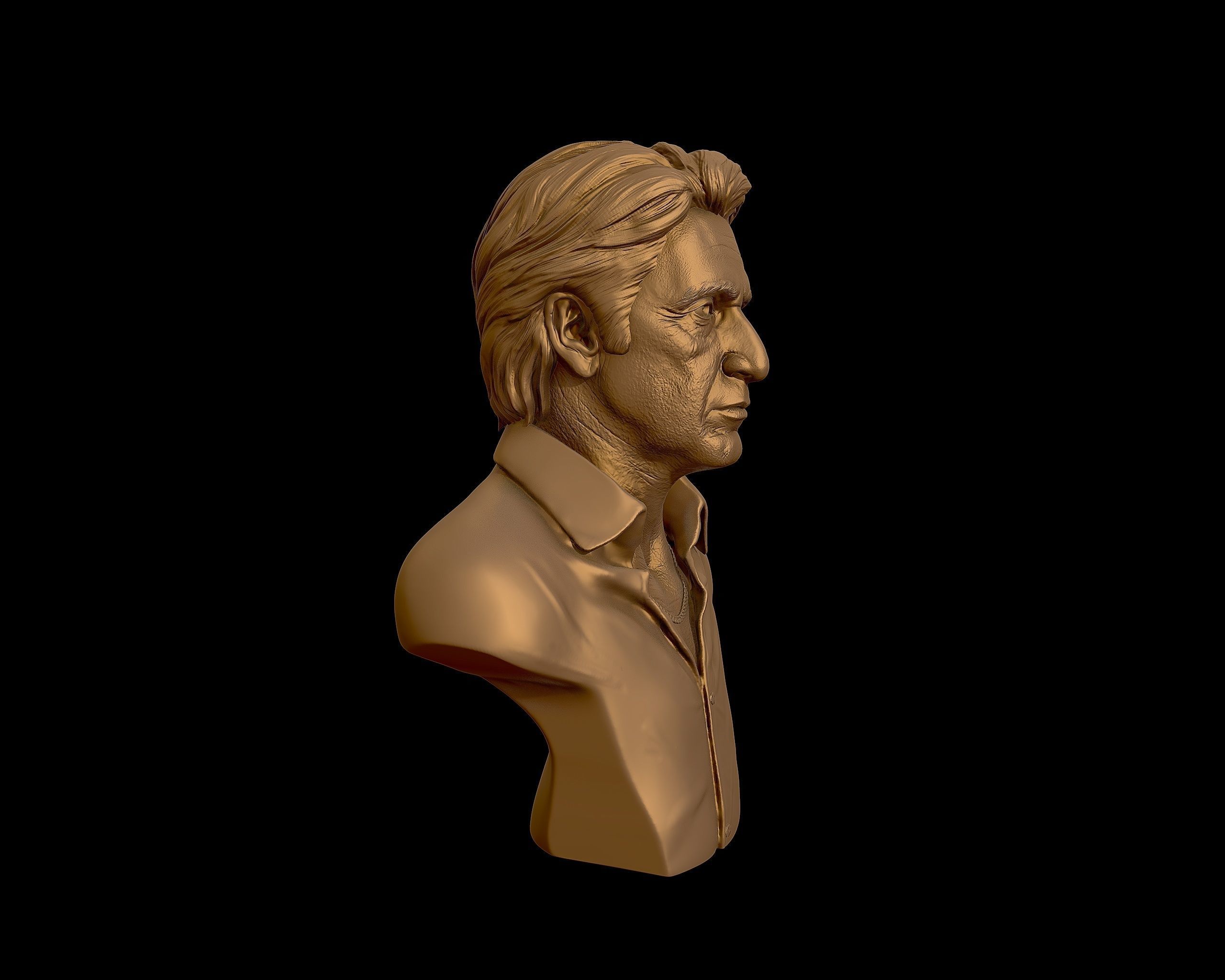  AlPacino bust sculpture 3D print model_40