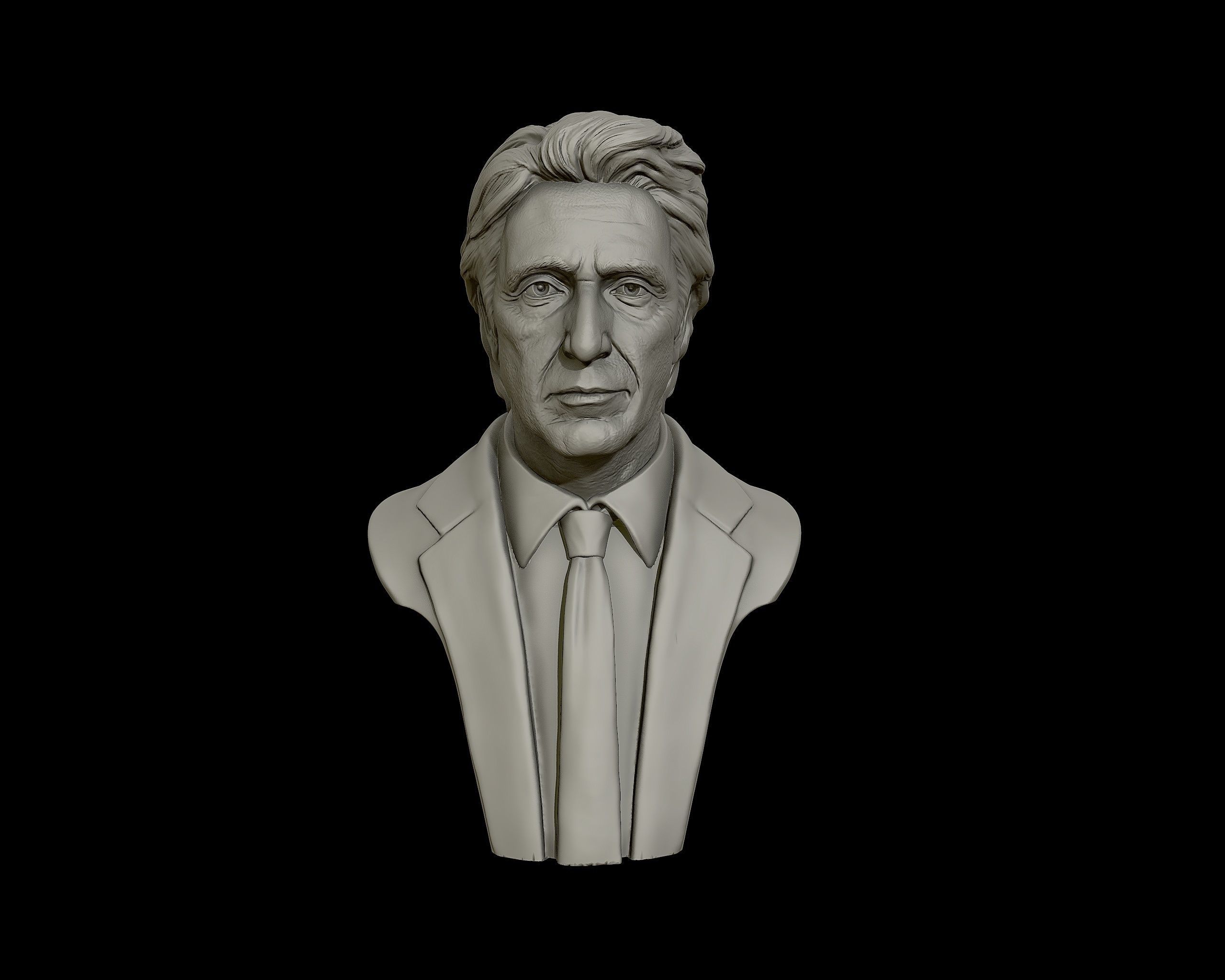  AlPacino bust sculpture 3D print model_15