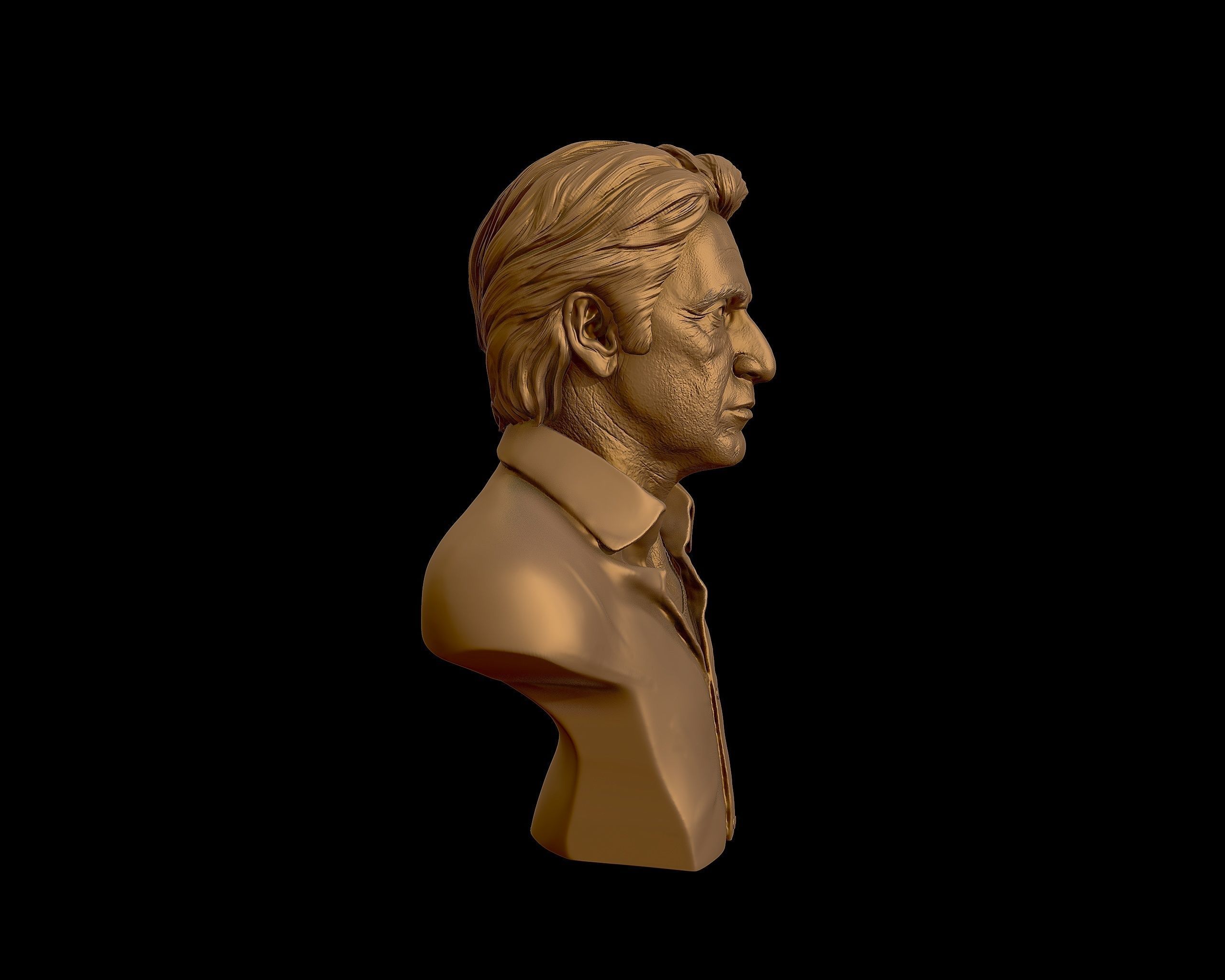  AlPacino bust sculpture 3D print model_41