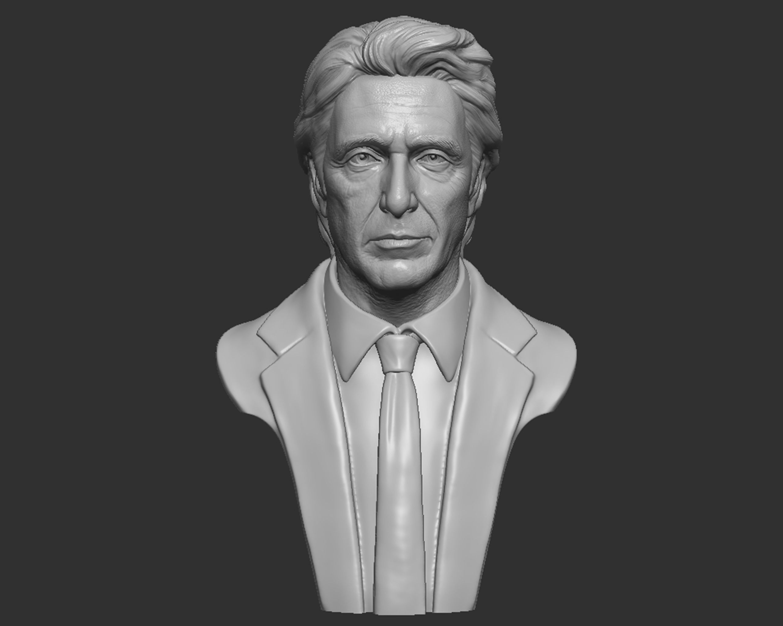  AlPacino bust sculpture 3D print model_11