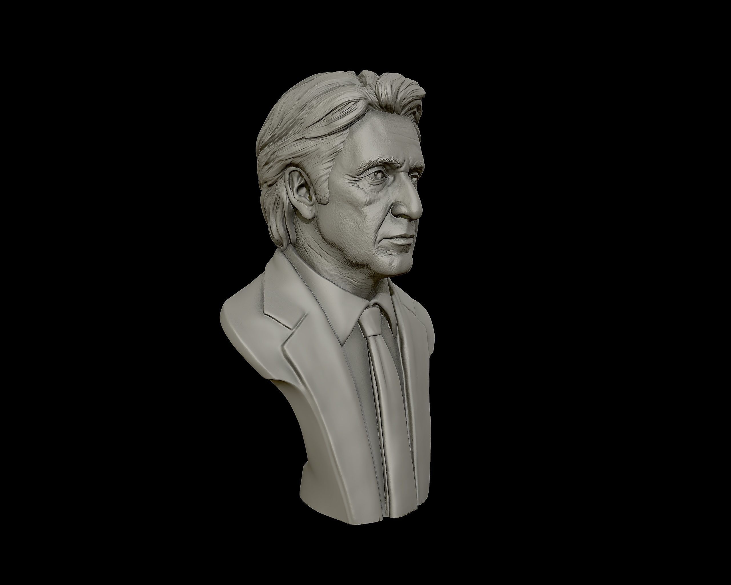  AlPacino bust sculpture 3D print model_19