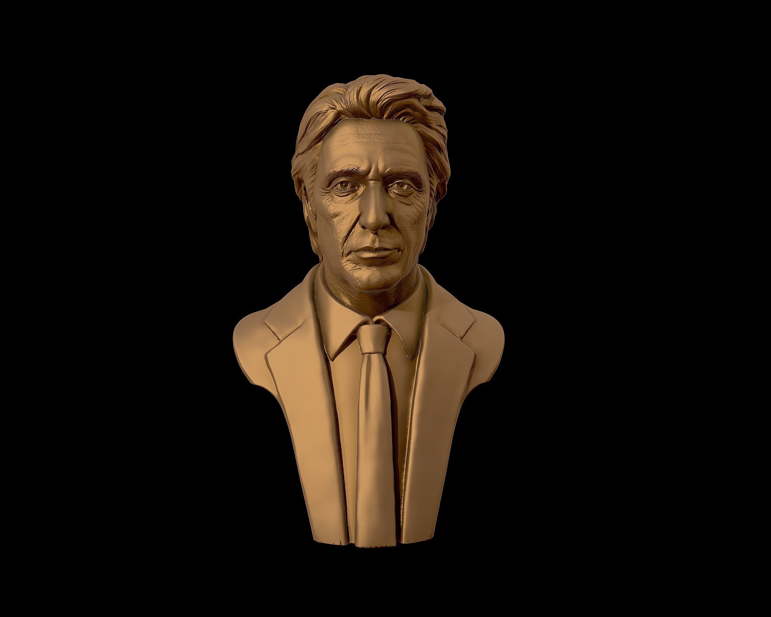  AlPacino bust sculpture 3D print model_22