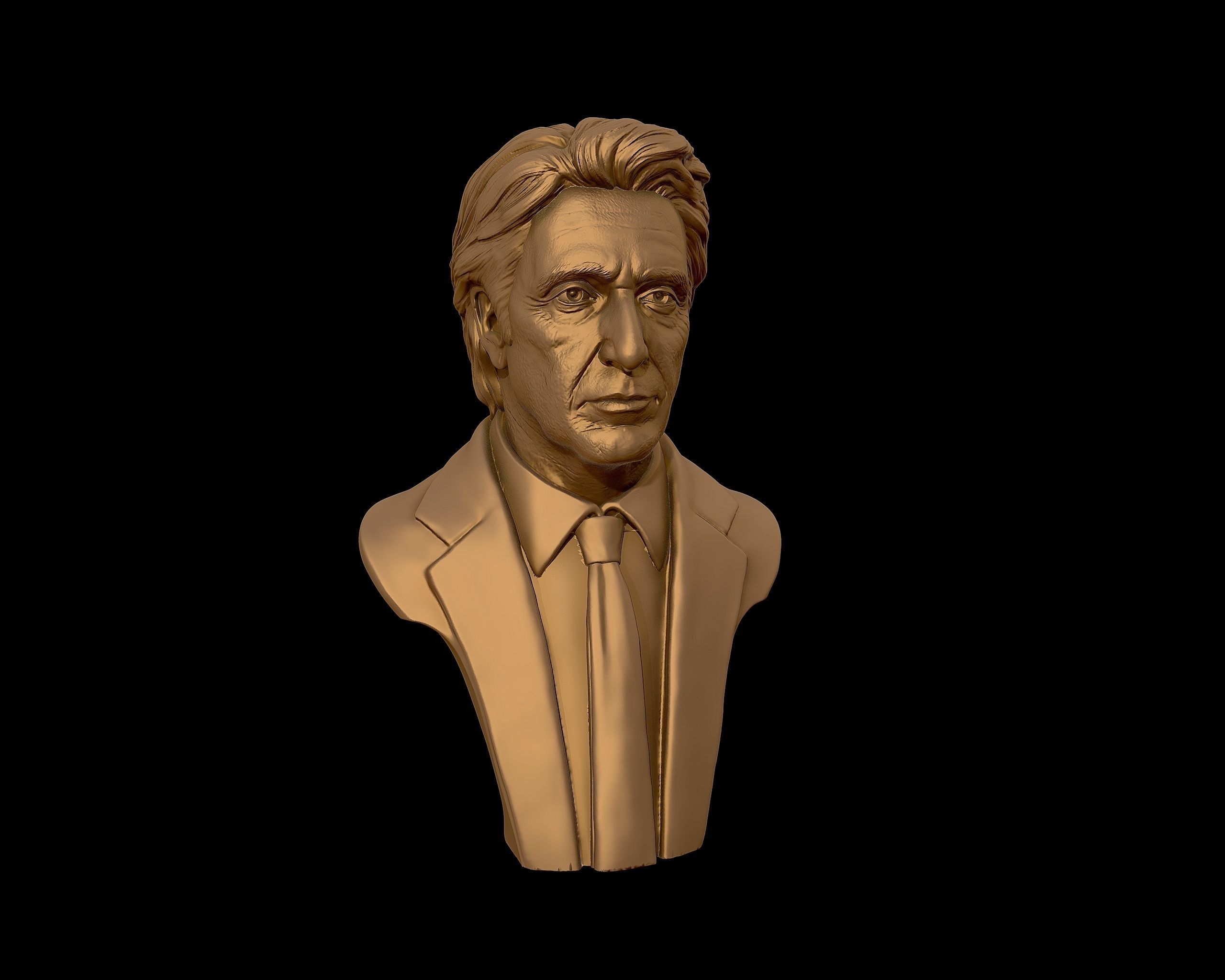  AlPacino bust sculpture 3D print model_27